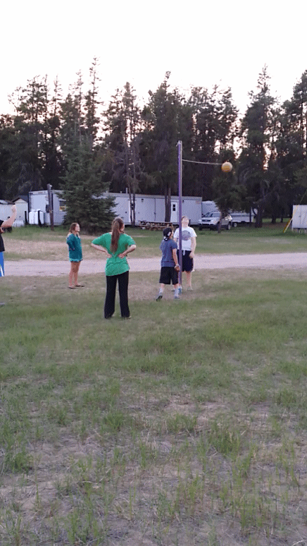 Tether Ball
My oldest daughter playing a friendly game of tether ball with some children of my wife's classmates.
Keywords: Notre Dame;2014;20 year;Bonnyville;tether ball