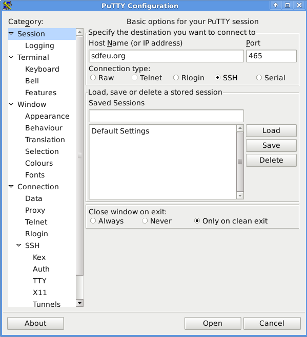 putty ssh x11 forwarding